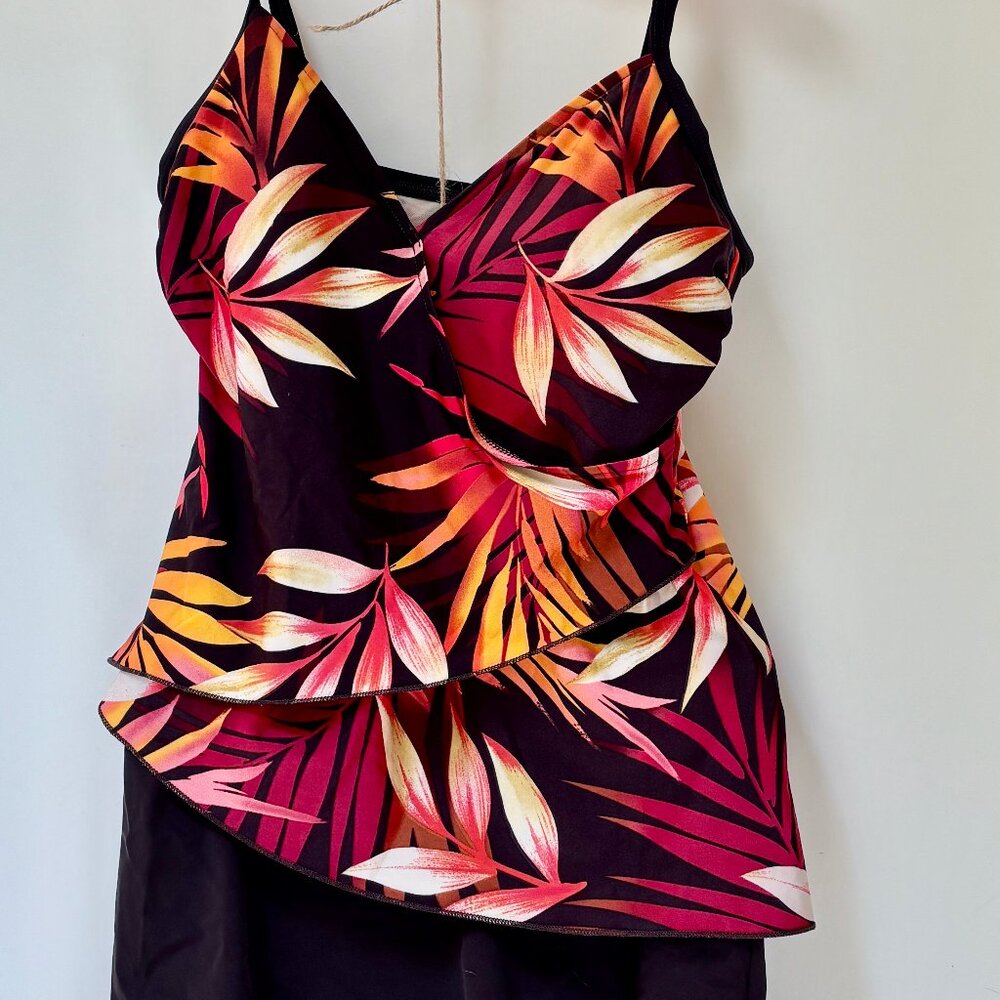Tiered Takini with skirt bottom by Caribbean Joe